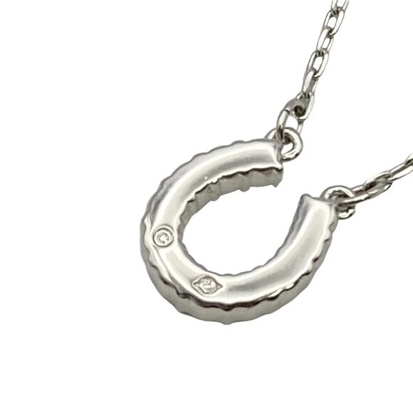 Auth SWAROVSKI - Silver Clear Swarovski Crystal Necklace - Picture 3 of 4